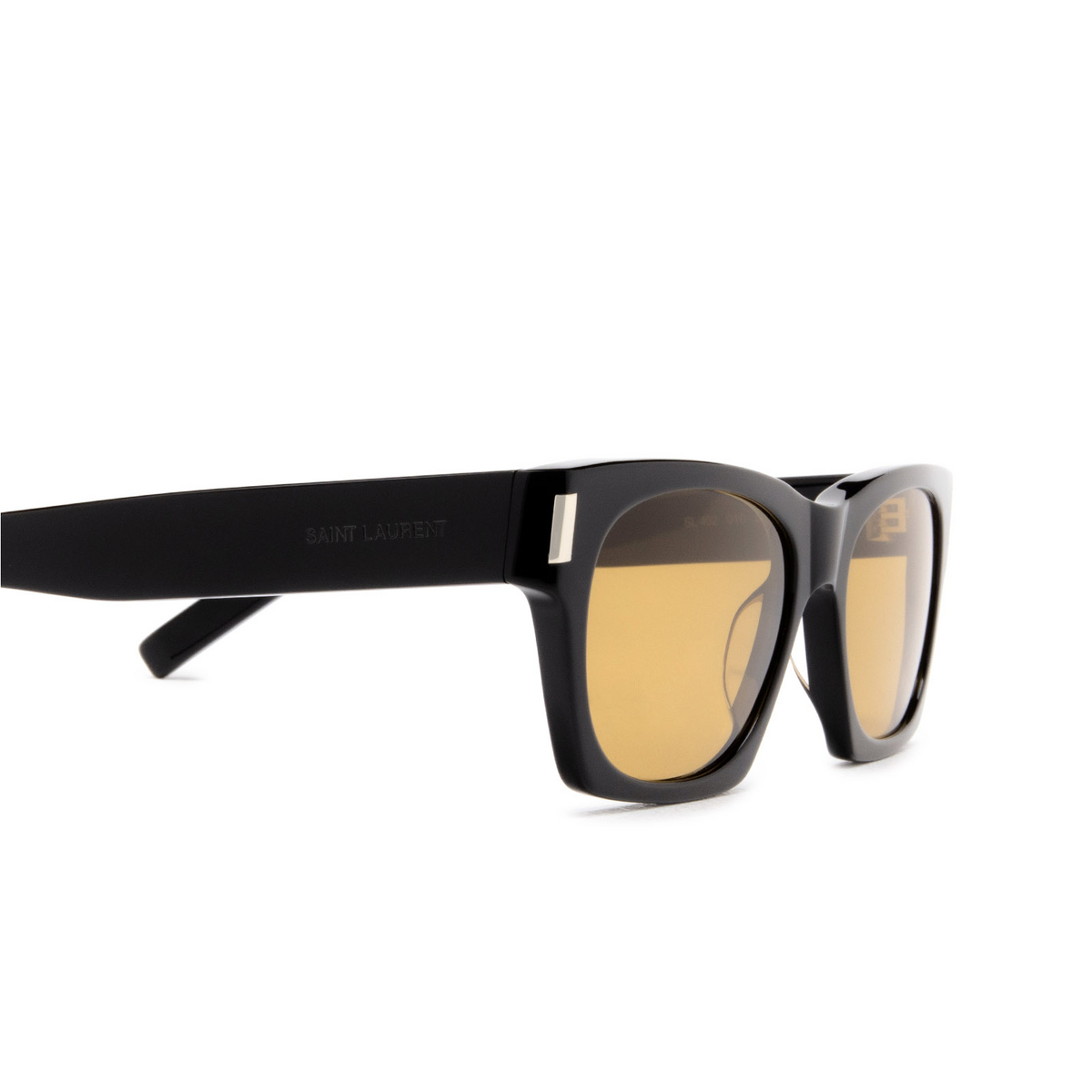 Saint Laurent SL 402 Sunglasses 010 Black - product thumbnail 3/4