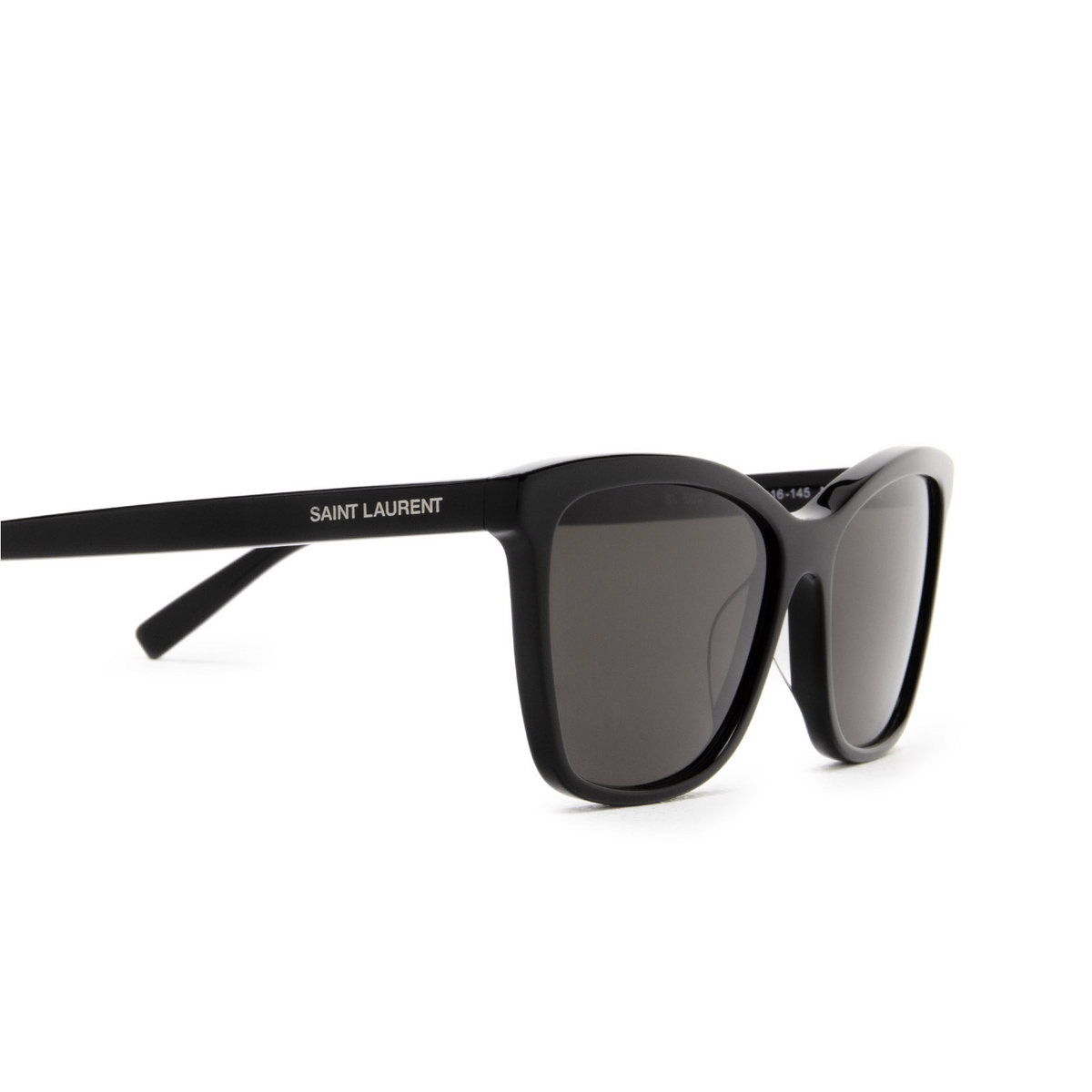 Saint Laurent® Cat-eye Sunglasses: SL 502 color 001 Black - 3/3