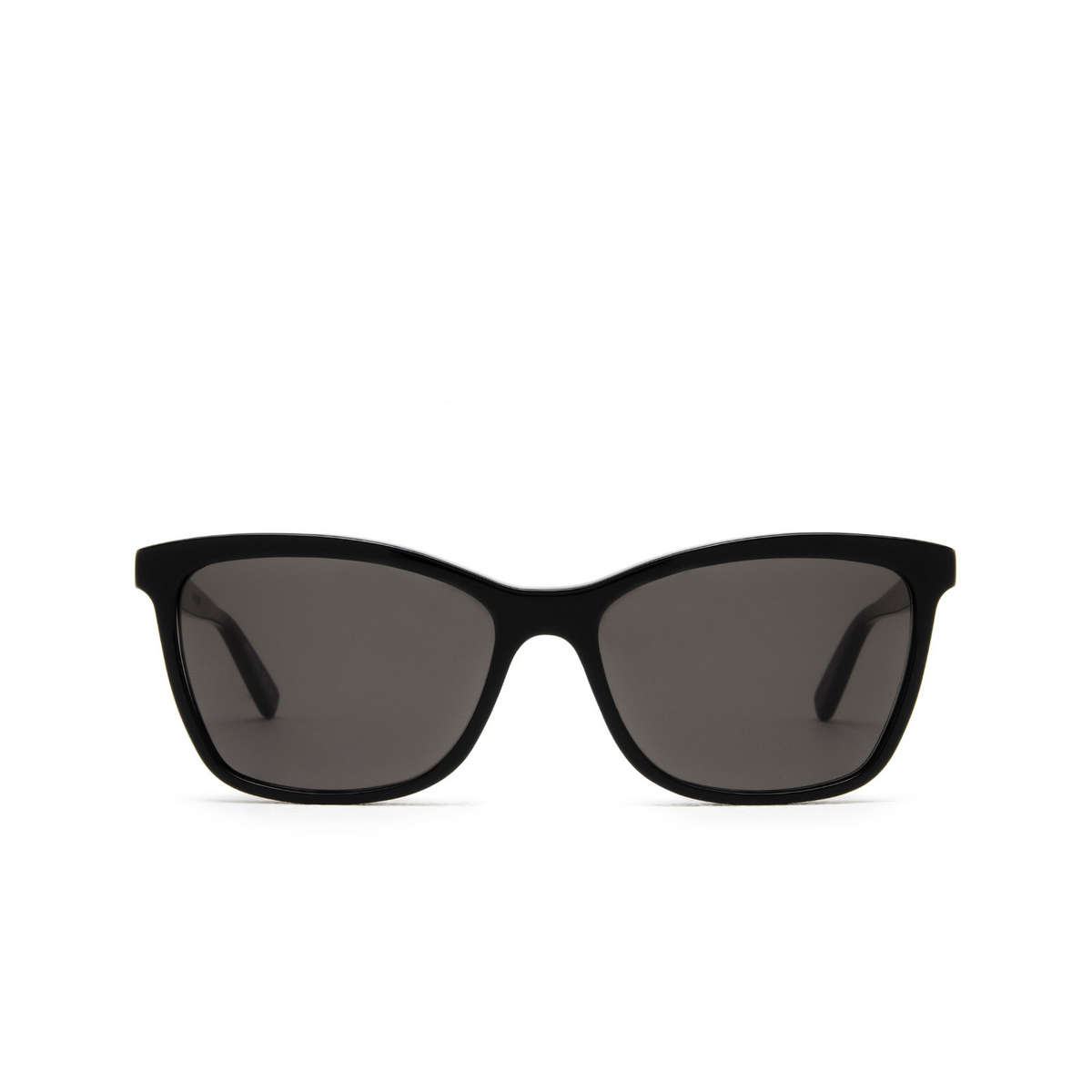 Saint Laurent® Cat-eye Sunglasses: SL 502 color Black 001 - front view.