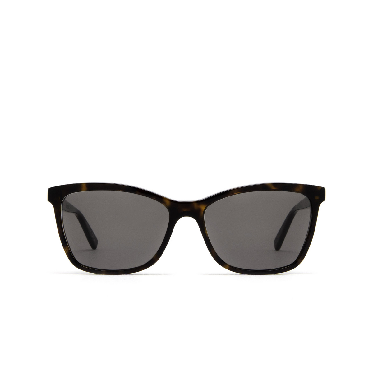Saint Laurent® Cat-eye Sunglasses: SL 502 color Havana 002 - front view.
