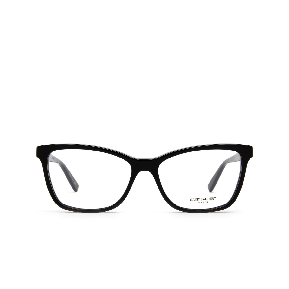 Saint Laurent® Cat-eye Eyeglasses: SL 503 color Black 001 - front view.