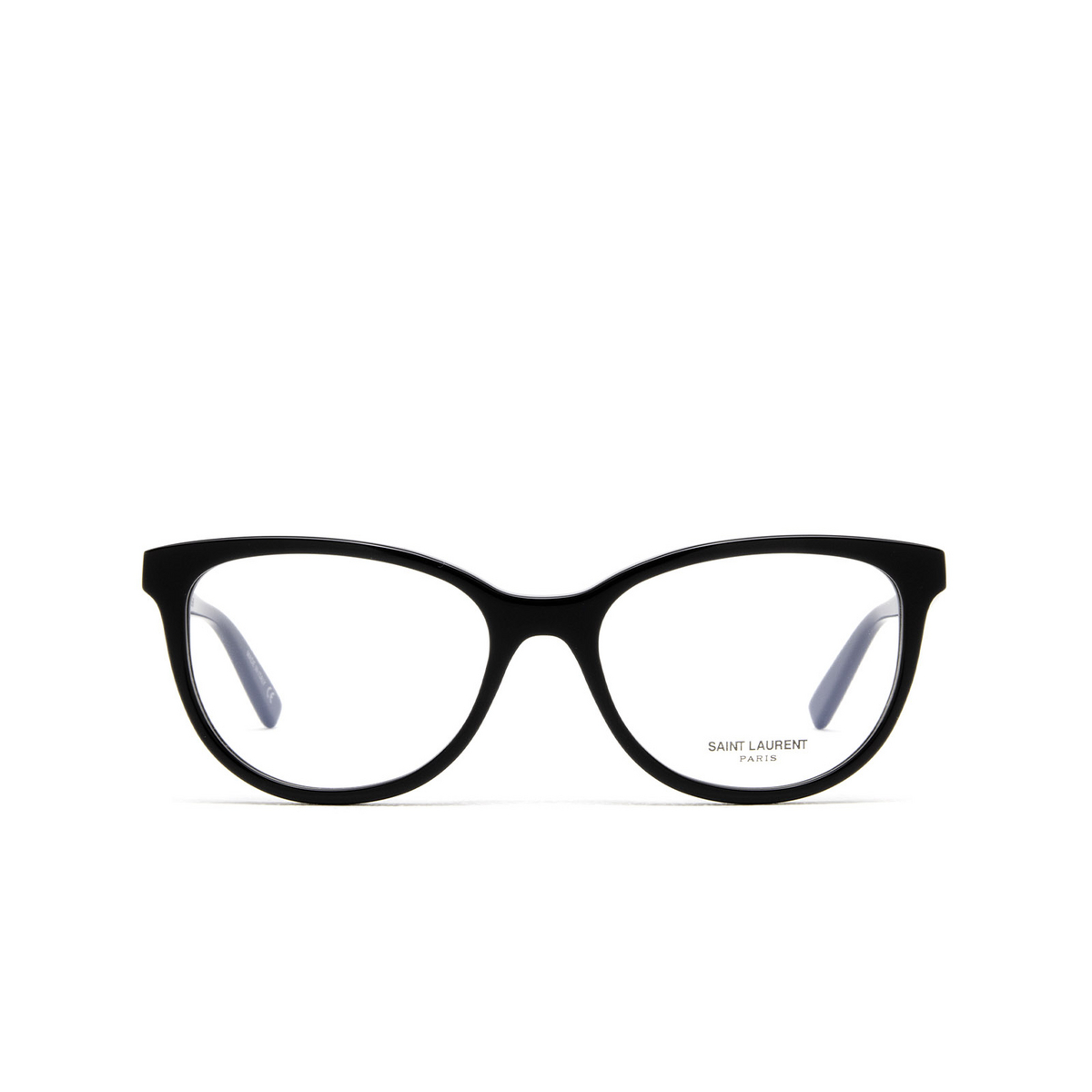 Saint Laurent® Cat-eye Eyeglasses: SL 504 color Black 001 - front view.