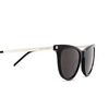 Saint Laurent SL 510 Sunglasses 001 black - product thumbnail 3/4