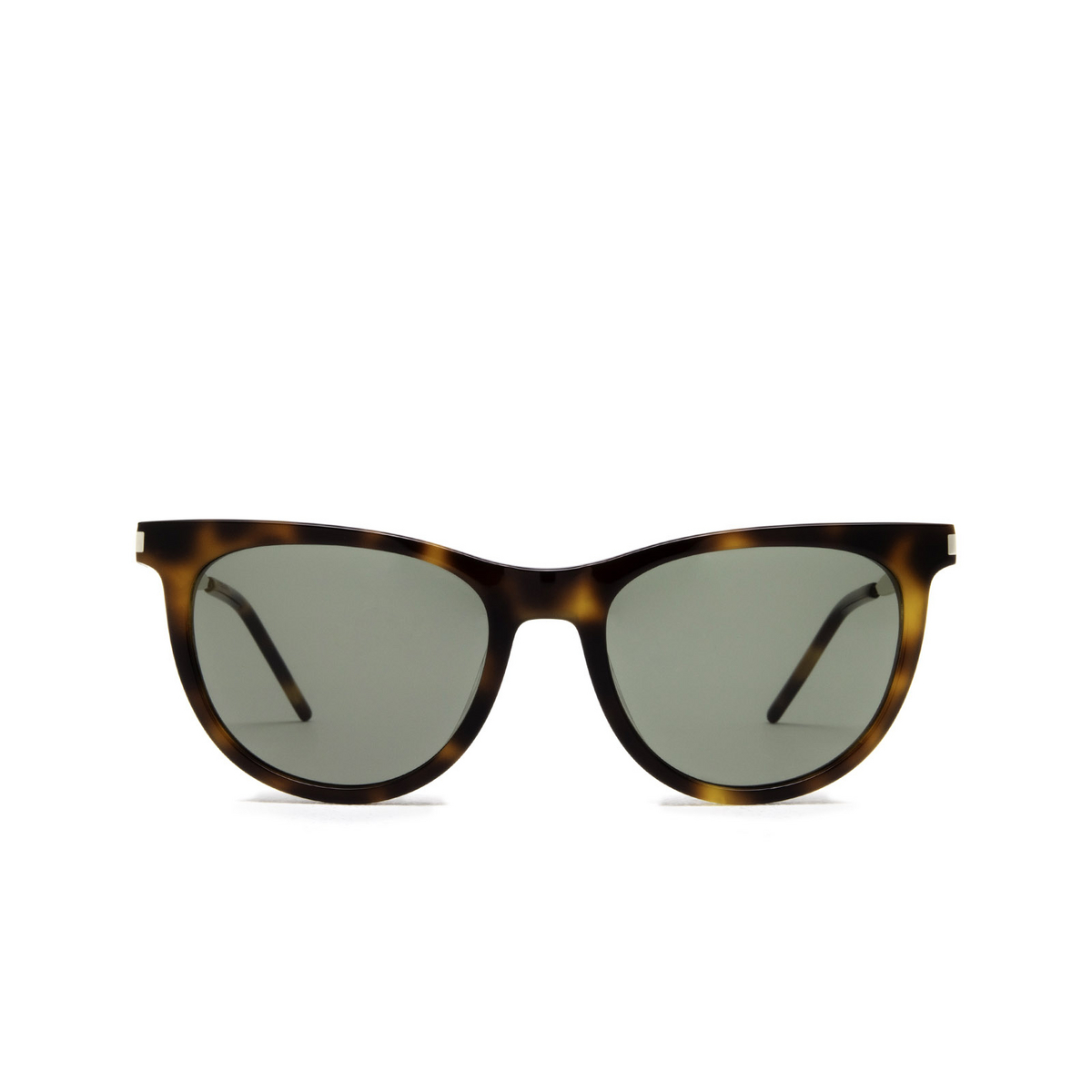 Saint Laurent® Cat-eye Sunglasses: SL 510 color Havana 003 - front view.