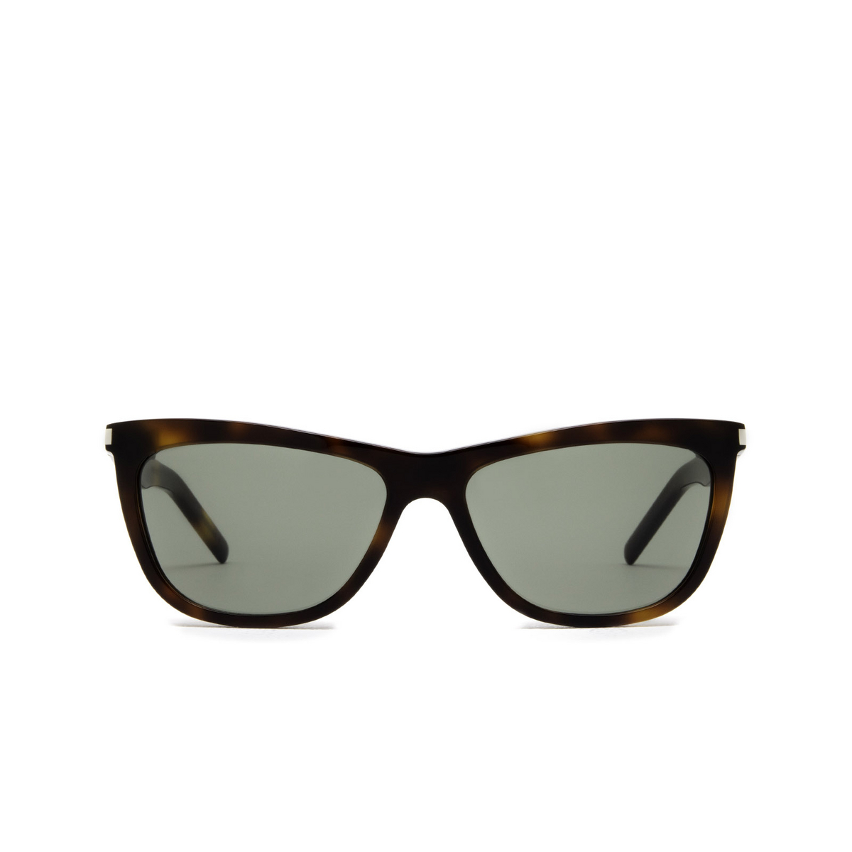 Saint Laurent® Cat-eye Sunglasses: SL 515 color Havana 003 - front view.