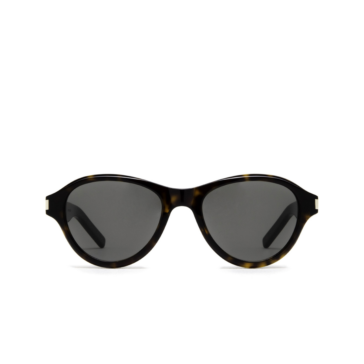 Saint Laurent® Oval Sunglasses: SL 520 SUNSET color Havana 002 - front view.
