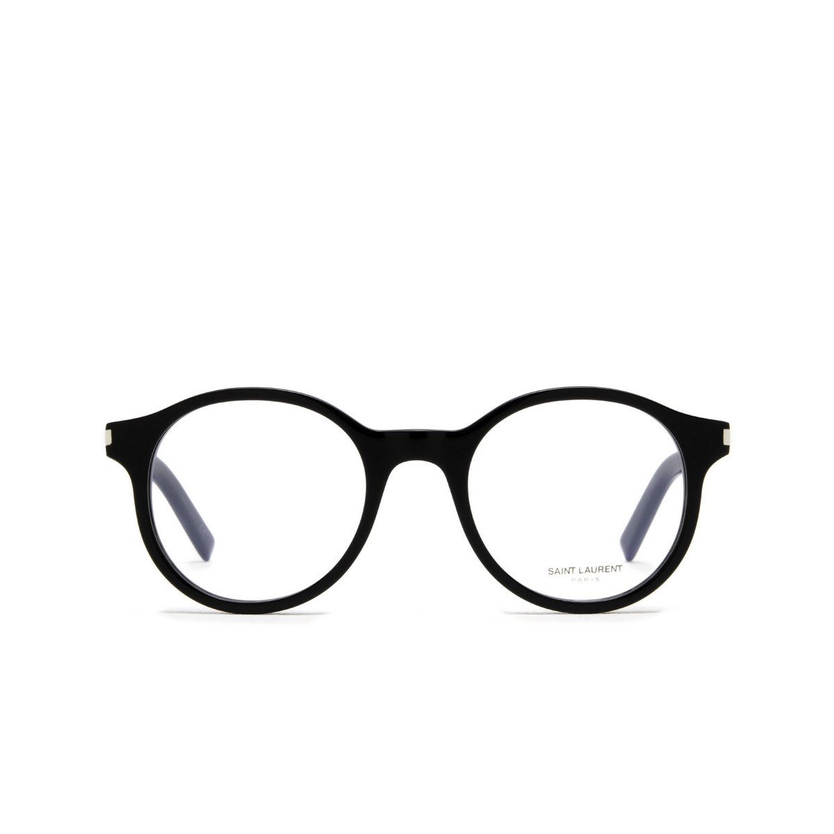 Saint Laurent® Round Eyeglasses: SL 521 OPT color 001 Black - front view