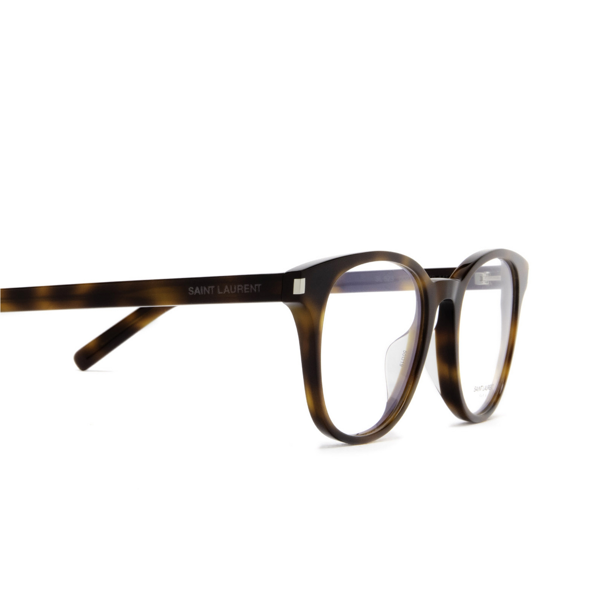 Saint Laurent SL 523 Eyeglasses 002 Havana - product thumbnail 3/4