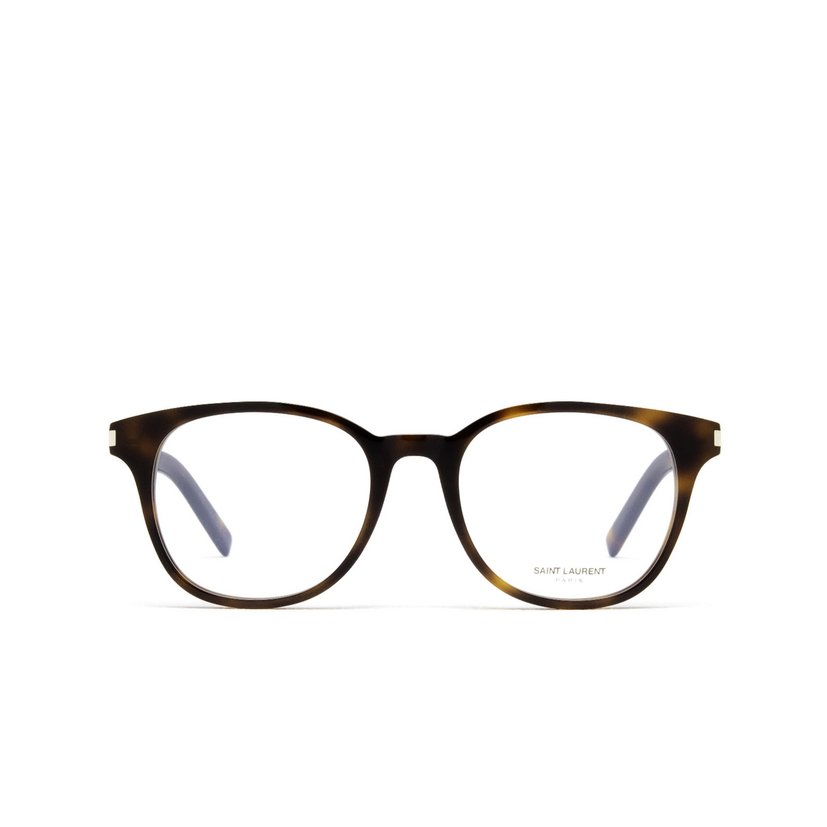 Saint Laurent® Round Eyeglasses: SL 523 color 005 Havana - front view