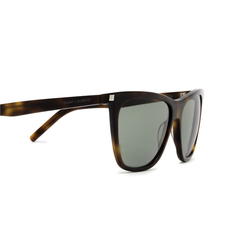 Occhiali da sole Saint Laurent SL 526 002 havana - 3/4