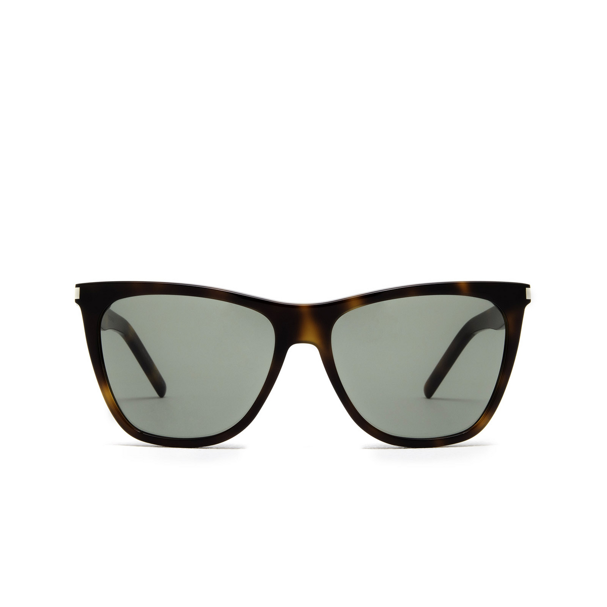 Saint Laurent® Cat-eye Sunglasses: SL 526 color Havana 002 - front view.