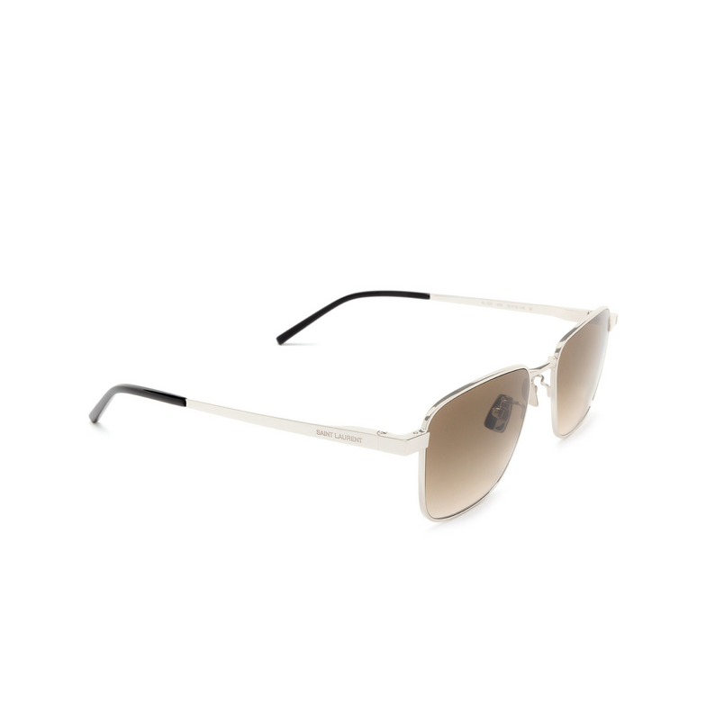 Saint Laurent SL 529 Sunglasses 006 silver - 2/4