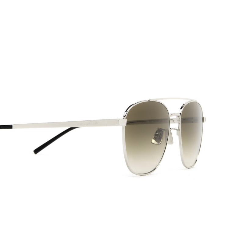 Saint Laurent SL 531 Sunglasses 006 silver - 3/4