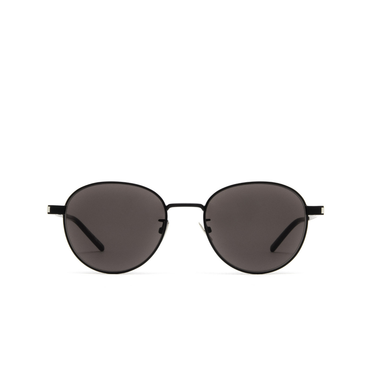 Saint Laurent® Round Sunglasses: SL 533 color Black 009 - front view.