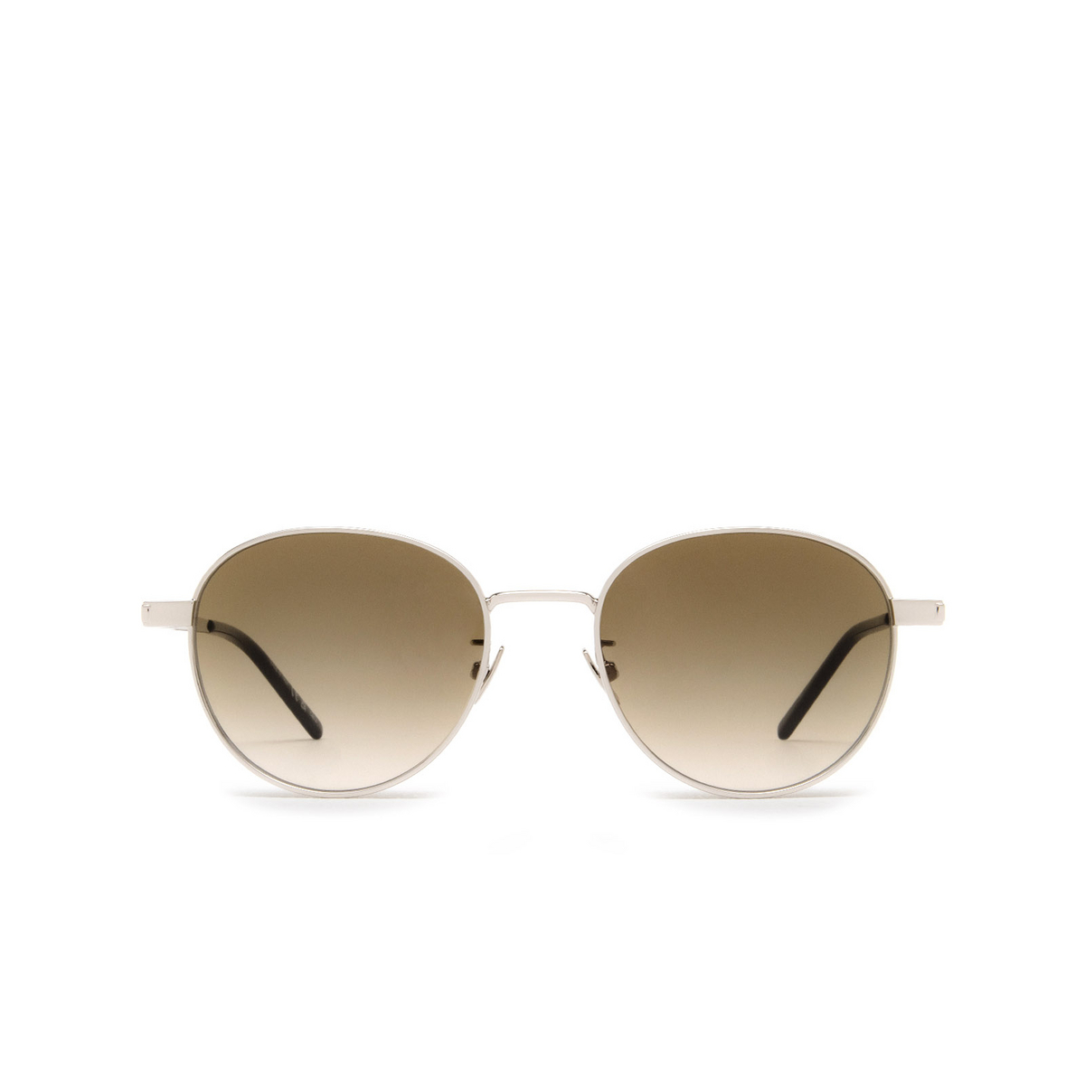 Saint Laurent® Round Sunglasses: SL 533 color Silver 014 - product thumbnail 1/3.