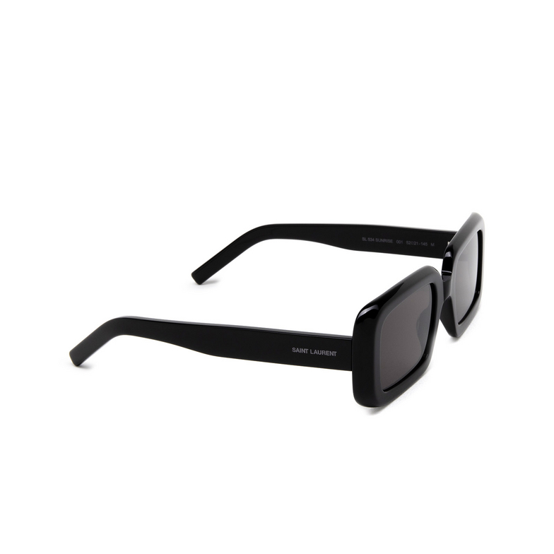Saint Laurent SL 534 SUNRISE Sunglasses 001 black - 2/4