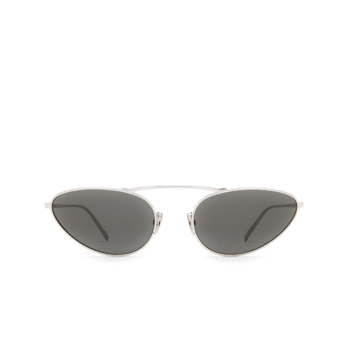 Saint Laurent® Oval Sunglasses: SL 538 color 002 Silver - front view