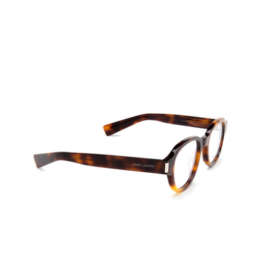 Gafas graduadas Saint Laurent SL 546 OPT 002 havana - Vista tres cuartos