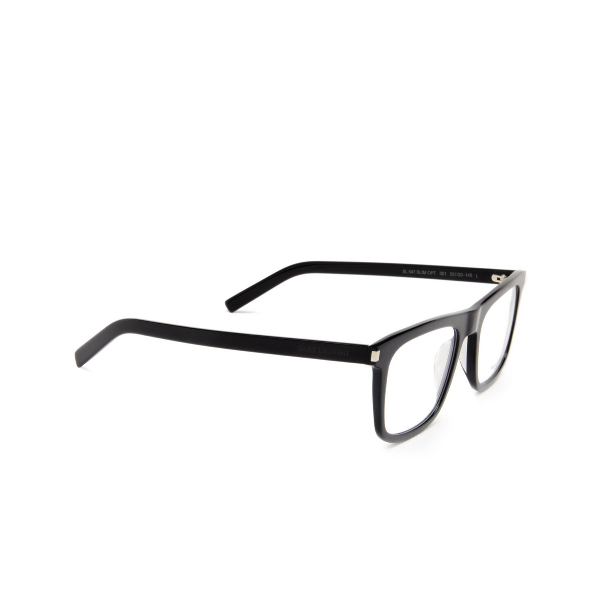 Saint Laurent SL 547 SLIM Eyeglasses 001 Black - 2/4