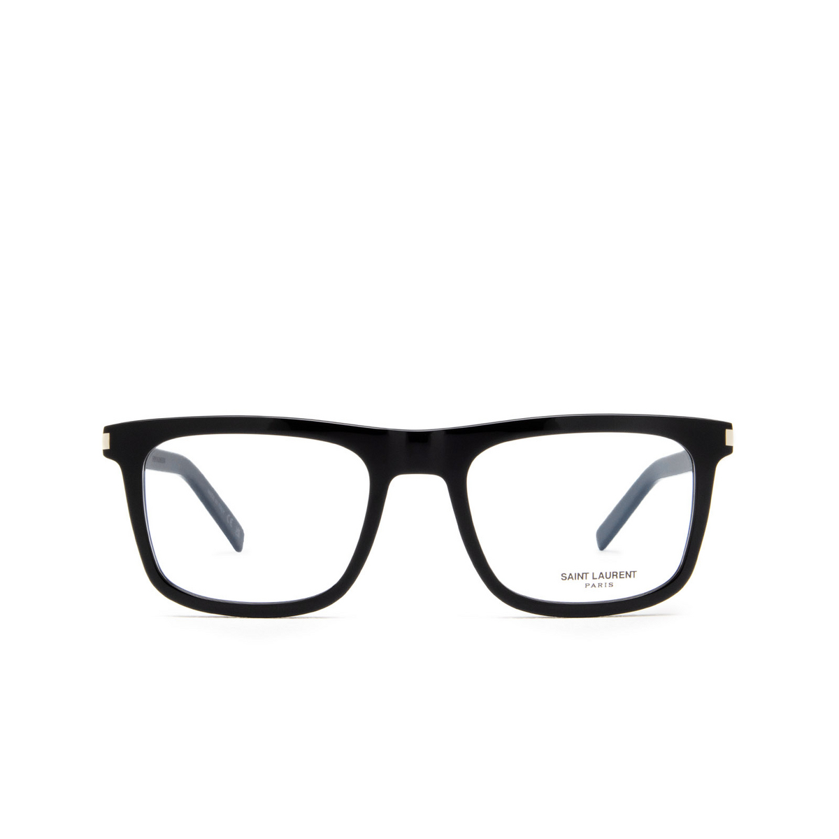 Saint Laurent SL 547 SLIM Eyeglasses 001 Black - front view