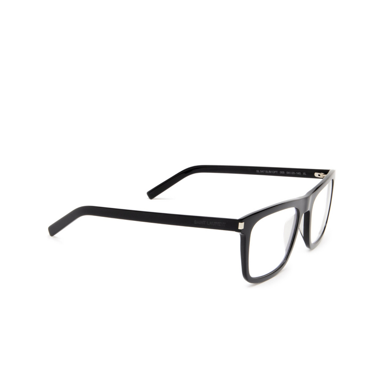 Saint Laurent SL 547 SLIM Eyeglasses 005 black - 2/4