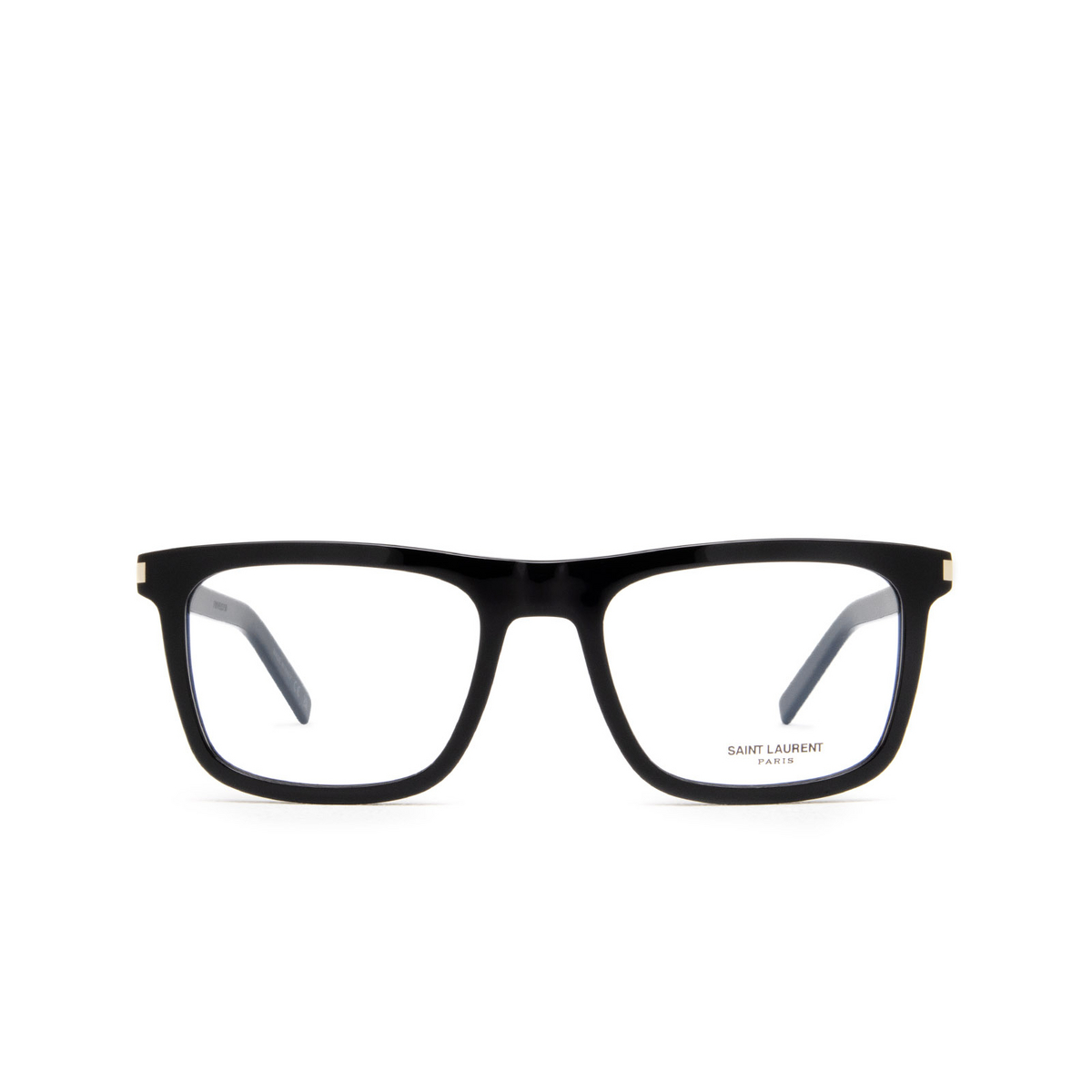 Saint Laurent SL 547 SLIM Eyeglasses 005 Black - front view