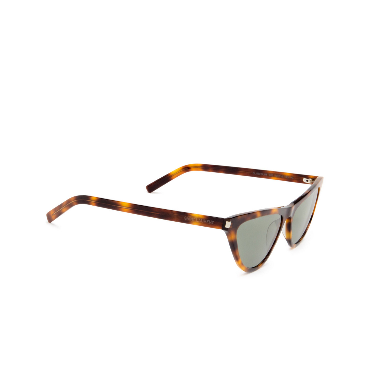 Saint Laurent SL 550 SLIM Sunglasses 002 Havana - 2/4