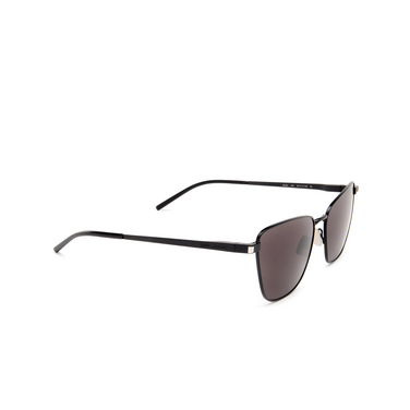 Saint Laurent SL 551 Sunglasses 001 black - three-quarters view