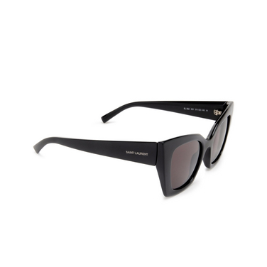 Saint Laurent SL 552 Sunglasses 001 black - three-quarters view