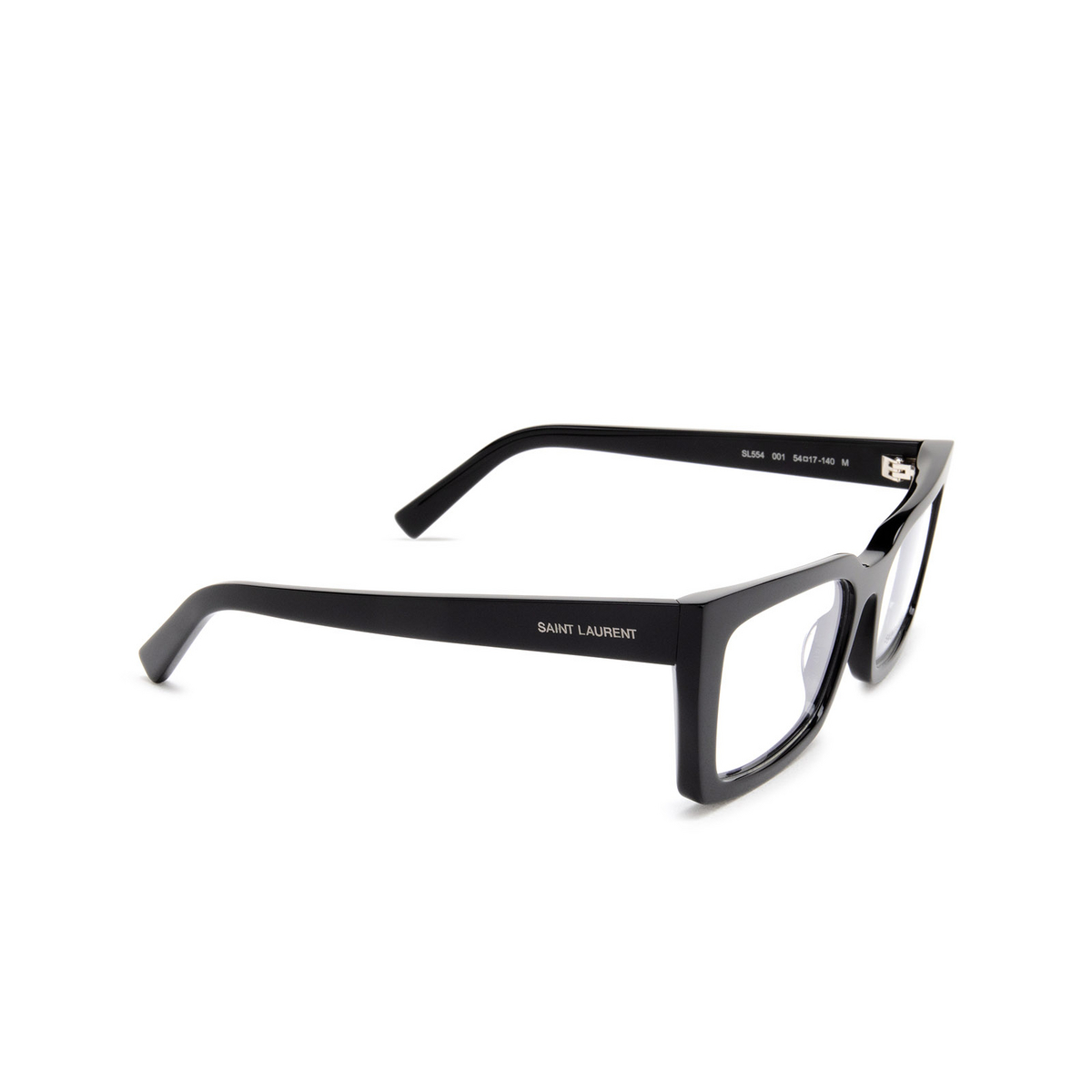 Saint Laurent SL 554 Eyeglasses 001 Black - product thumbnail 2/4