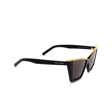 Saint Laurent SL 570 Sunglasses 001 black - three-quarters view