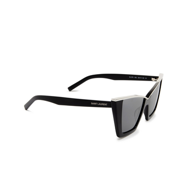 Saint Laurent SL 570 Sunglasses 002 black - three-quarters view