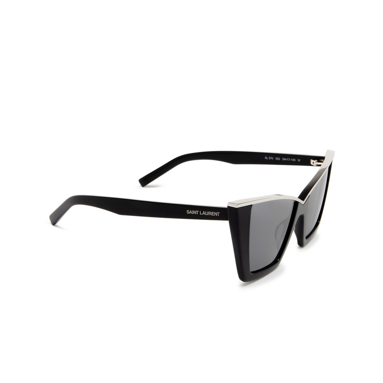 Saint Laurent SL 570 Sunglasses 002 black - 2/4