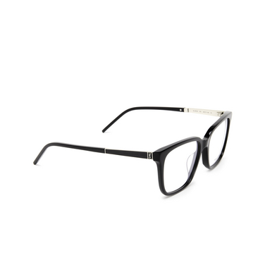 Saint Laurent SL M102 Eyeglasses 001 black - three-quarters view