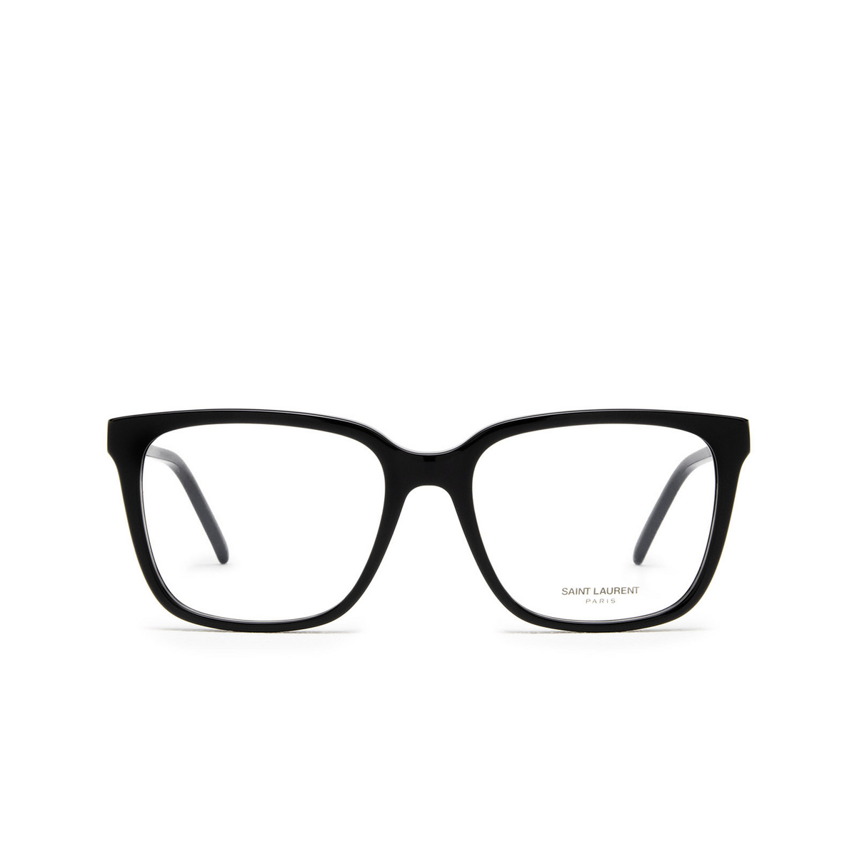 Saint Laurent® Square Eyeglasses: SL M102 OPT color 001 Black - front view