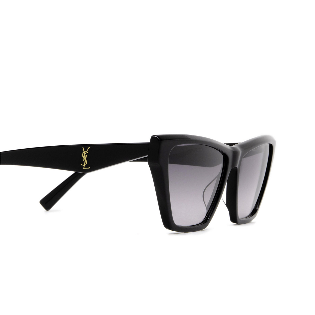 Saint Laurent® Cat-eye Sunglasses: SL M103 color 001 Black - 3/3