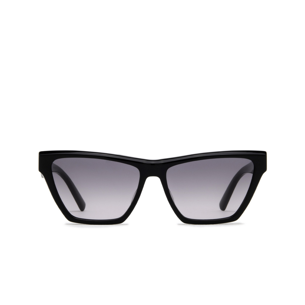 Saint Laurent® Cat-eye Sunglasses: SL M103 color Black 001 - front view.