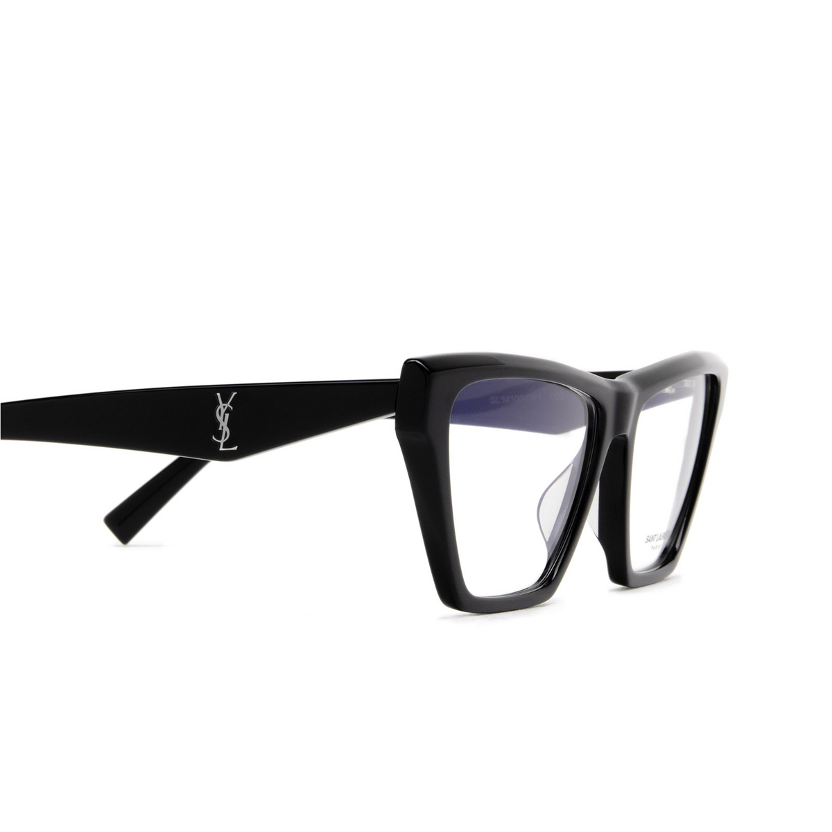 Saint Laurent SL M103 Eyeglasses 002 Black - 3/5