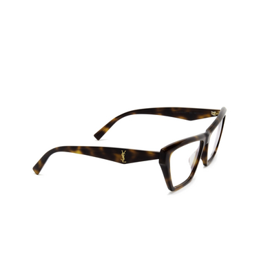 Gafas graduadas Saint Laurent SL M103 OPT 003 havana - Vista tres cuartos