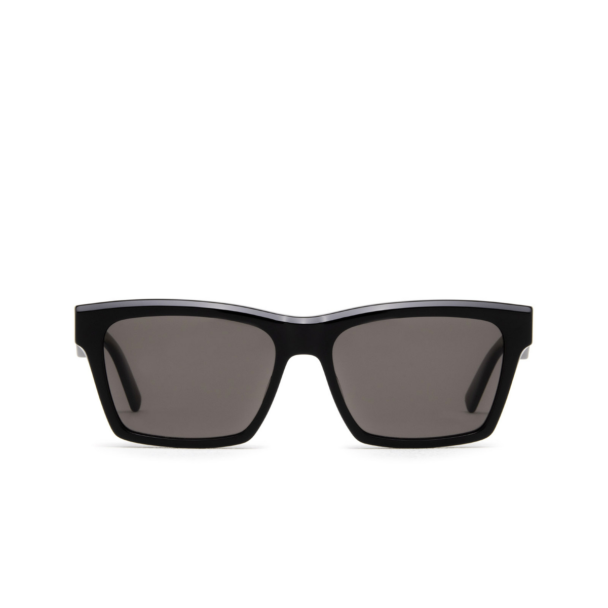 Saint Laurent® Rectangle Sunglasses: SL M104 color Black 004 - front view.