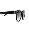Saint Laurent SL M107 Sunglasses 002 black - product thumbnail 3/4
