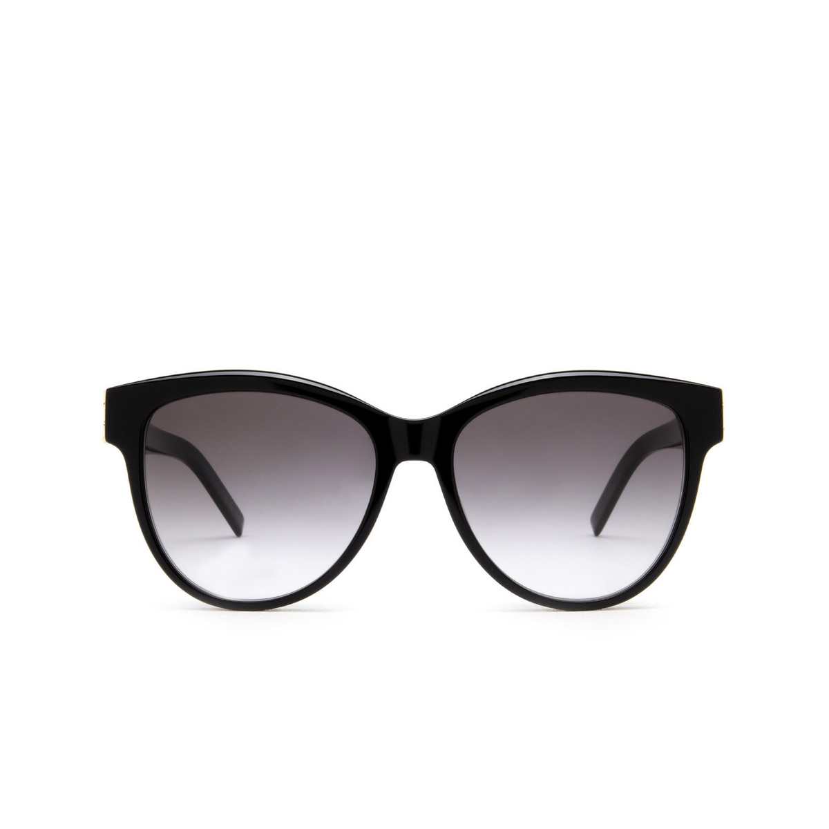 Saint Laurent SL M107 Sunglasses 002 Black - front view