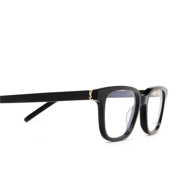 Saint Laurent SL M110 Eyeglasses 001 black - 3/4