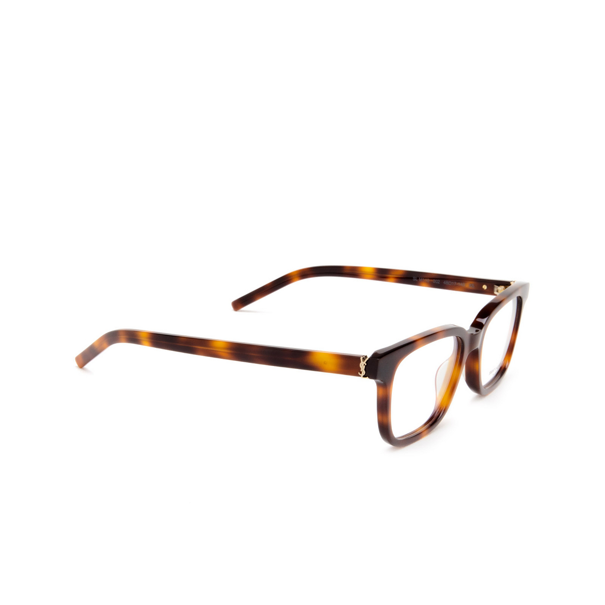 Occhiali da vista Saint Laurent SL M110 002 Havana - tre quarti