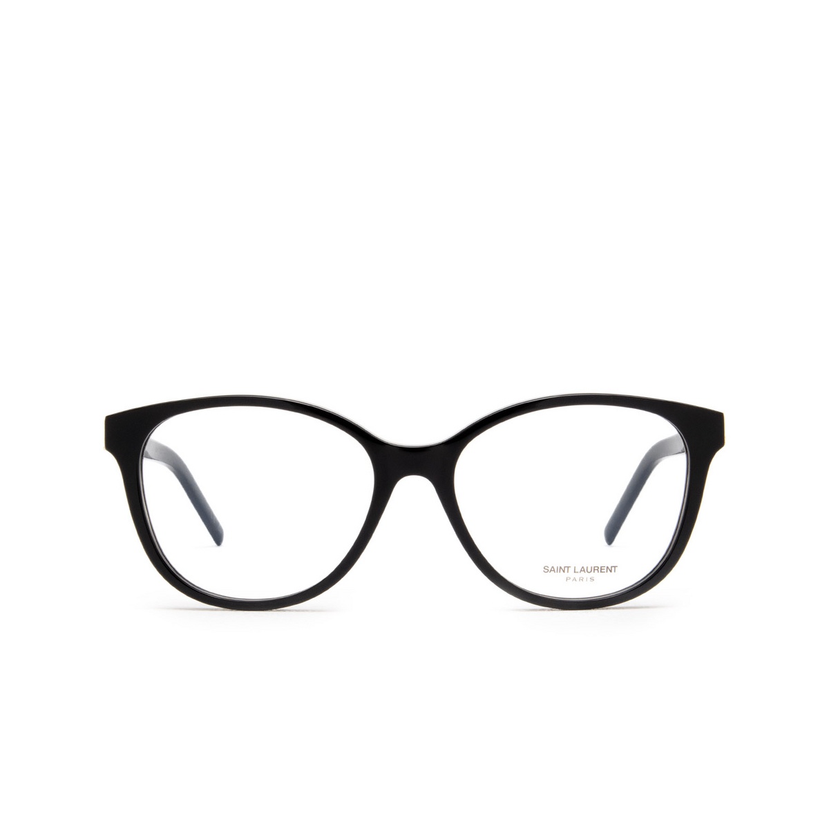 Saint Laurent SL M112 Eyeglasses 001 Black - front view