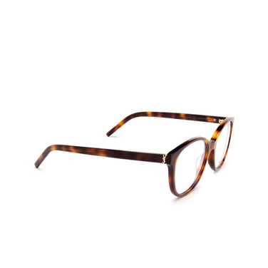 Saint Laurent SL M112 Korrektionsbrillen 002 havana - Dreiviertelansicht