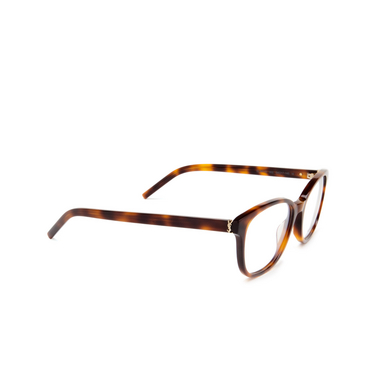 Gafas graduadas Saint Laurent SL M113 002 havana - Vista tres cuartos