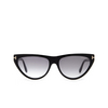 Tom Ford AMBER 02 Sunglasses 01B black - product thumbnail 1/4