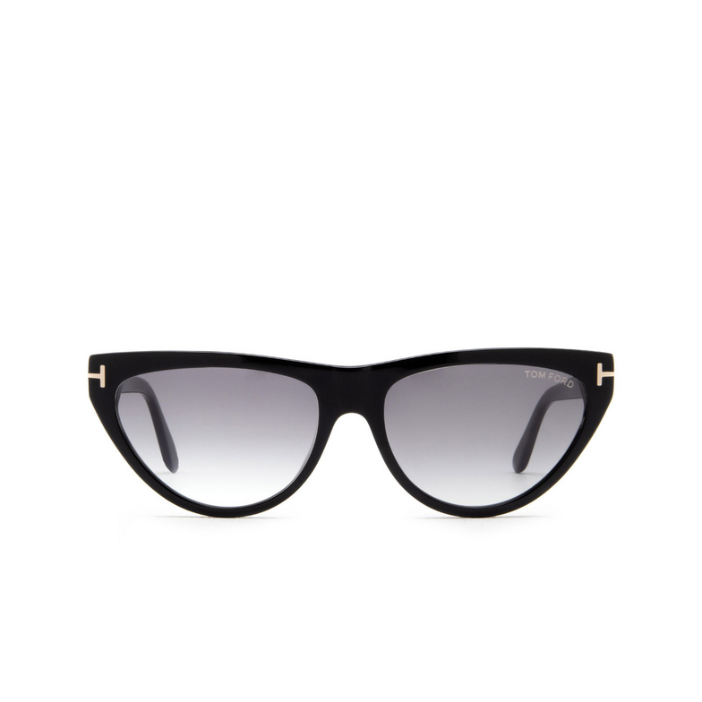Tom Ford AMBER 02 Sunglasses 01B black - 1/4