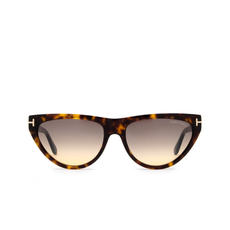 Tom Ford AMBER 02 Sunglasses 52B dark havana - 1/4